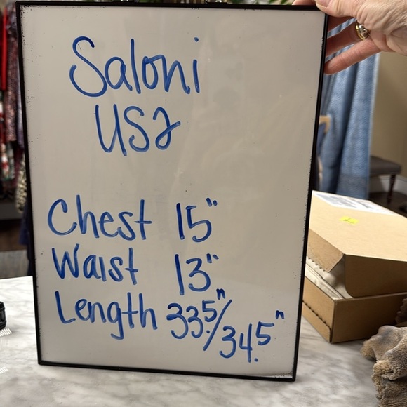 Saloni Silk Floral Ruffle Mini Dress Size US2 - Picture 2 of 10